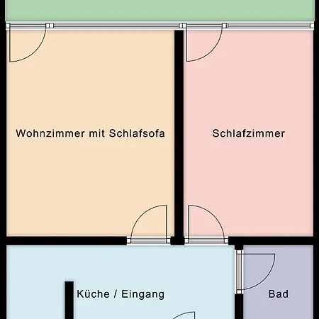 Apartment Panoramablick über Den *